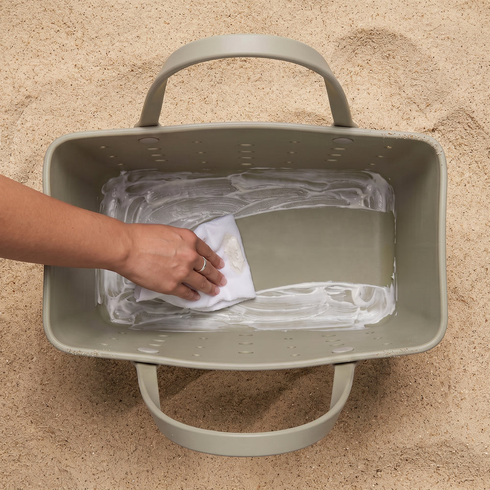 Wasserfest und kinderleicht zu reinigen.
